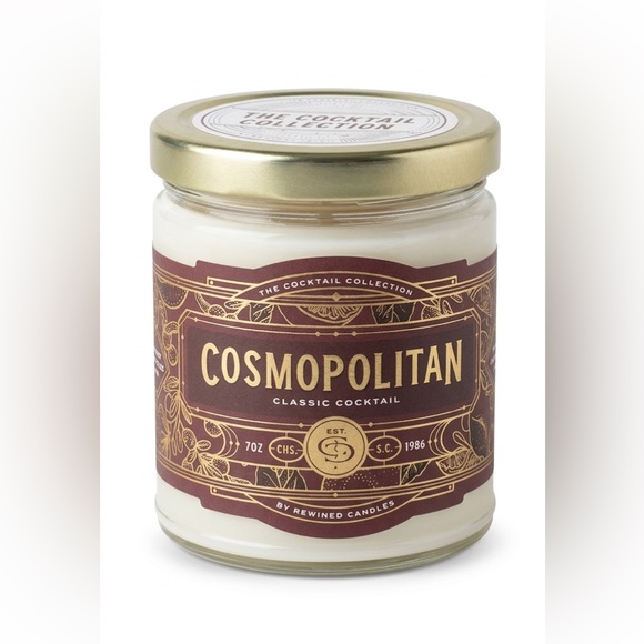 The Cocktail Collection Other - The Cocktail Collection Cosmopolitan Candle 7oz NEW
